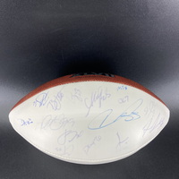 NFL - 49ers Multi Sign Super Bowl XLVII Panel Ball Signed By Over 30 Pla...