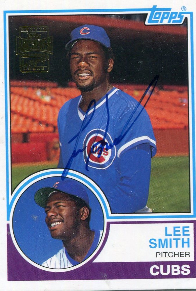 2003 Topps All-Time Fan Favorites Archives Autographs Lee Smith