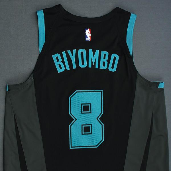 Bismack Biyombo - Charlotte Hornets - Game-Worn City Edition Jersey - Dressed, Did Not Play ...