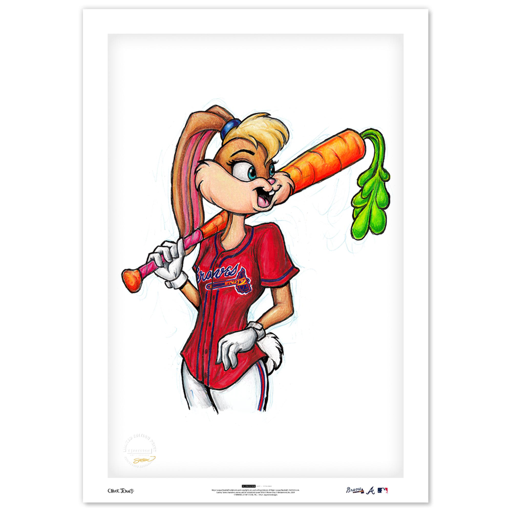 Lola Bunny - Atlanta Braves - Limited Edition Print of 100 by Artist S ...