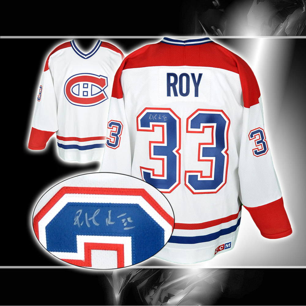 Patrick Roy Montreal Canadiens Autographed Jersey NHL Auctions