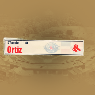 D'Angelo Ortiz - 2025 Locker Name Plate