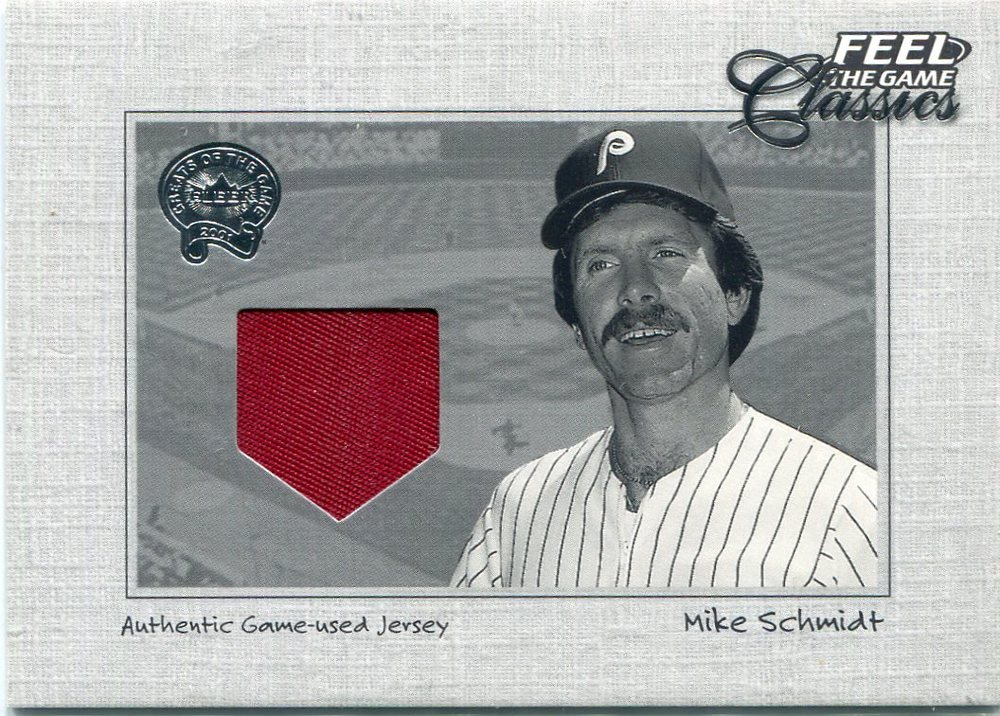 2001 Greats of the Game Feel the Game Classics #19 Mike Schmidt Jsy