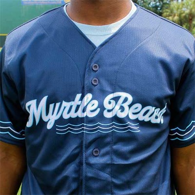 MYRTLE BEACH PELICANS CITY COLLECTION #8 SIZE 46 JERSEY