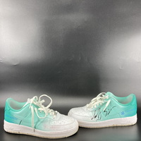 MCMC - Commanders Coach Jeff Zgnonia Signed Custom Cleats Supporting Ski...