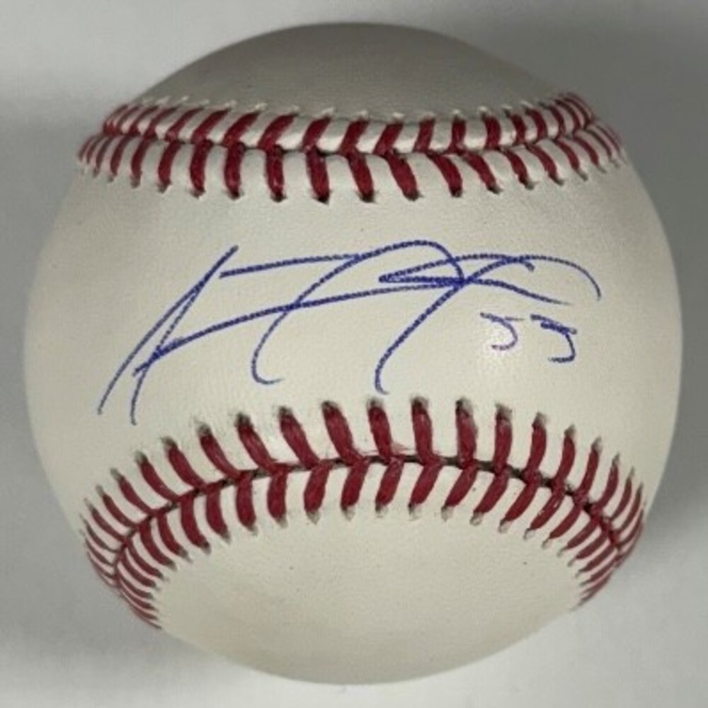 Adolis Garcia Autographed Baseball | MLB Auctions