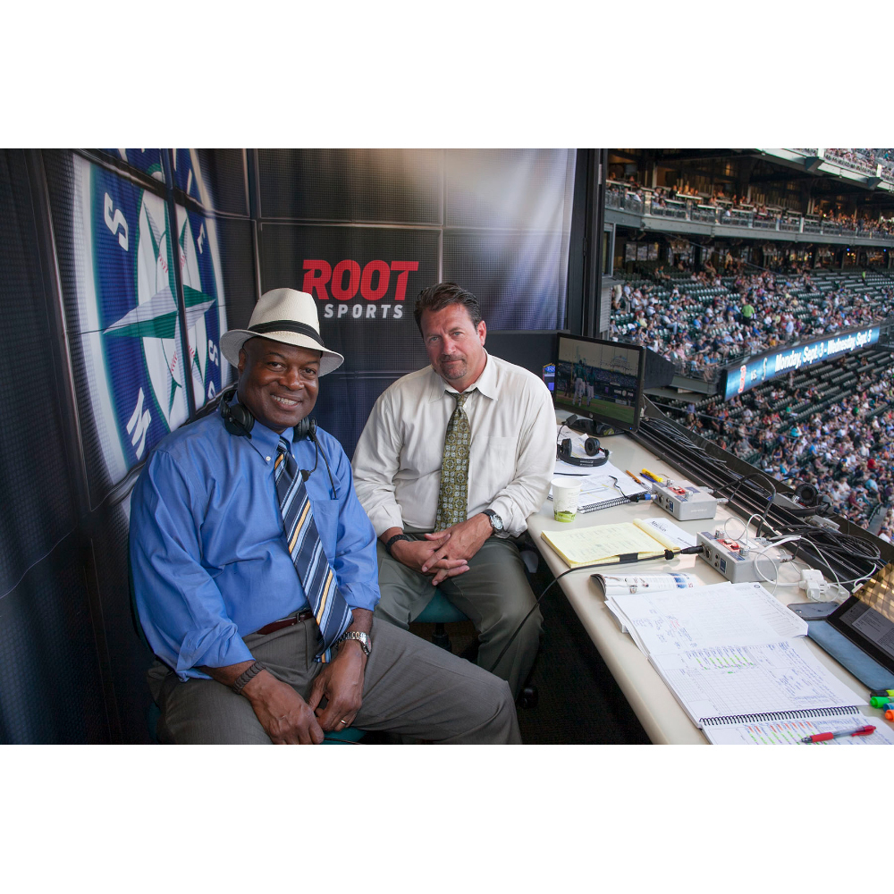 Mariners Care Charity Night ROOT SPORTS Broadcast Booth Experience