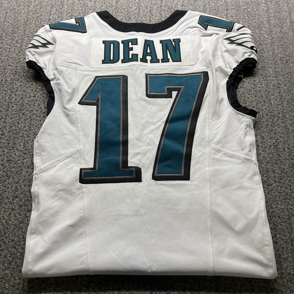 Sao Paulo Game - Eagles Nkobe Dean Game Worn Jersey 9/6/2024 Size 40 (Wa...