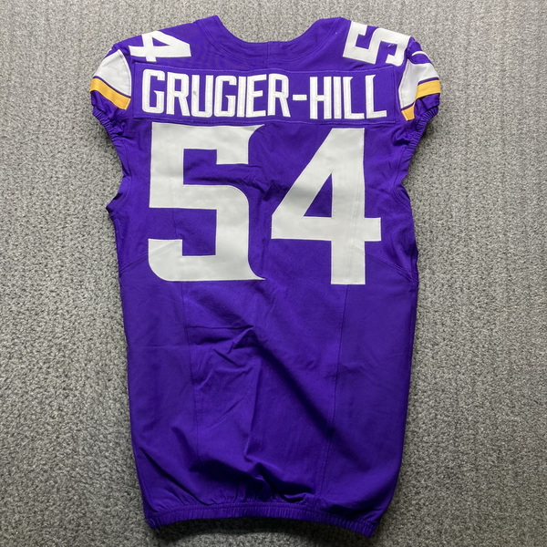 London Games - Vikings Kamu Grugier-Hill Game Used Jersey (10/6/2024) Si...