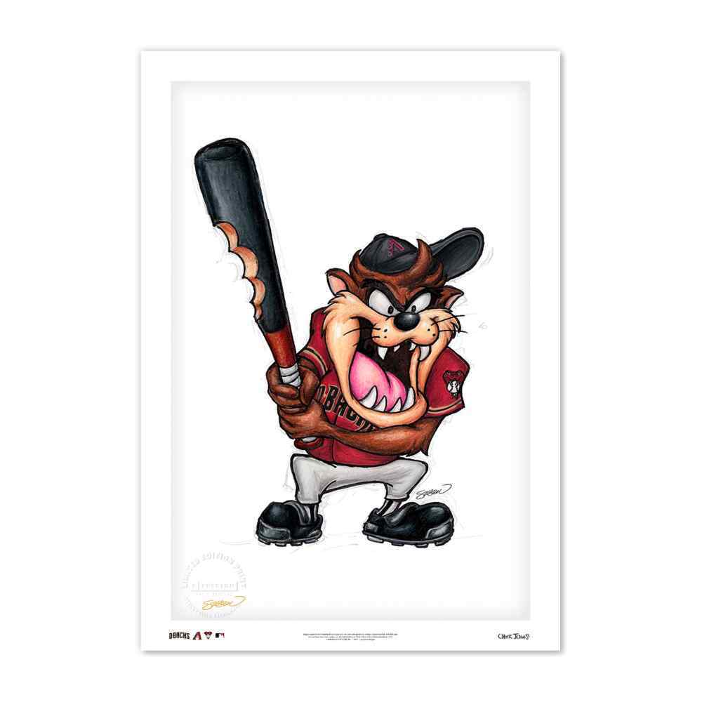 Tasmanian Devil - Arizona Diamondbacks - Limited Edition Print of