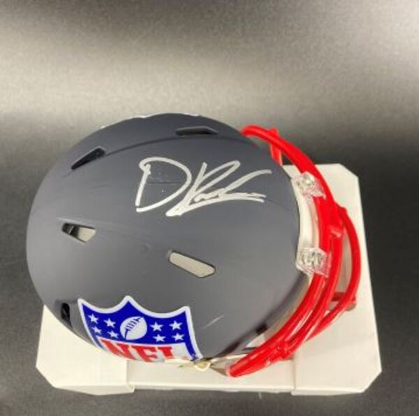 NFL - Steelers Darius Rush Signed NFL Shield Mini Helmet