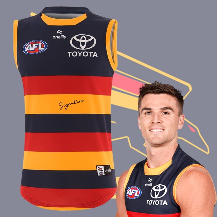 Photo of Ben Keays #2 2025 Adelaide Crows Home Player Guernsey