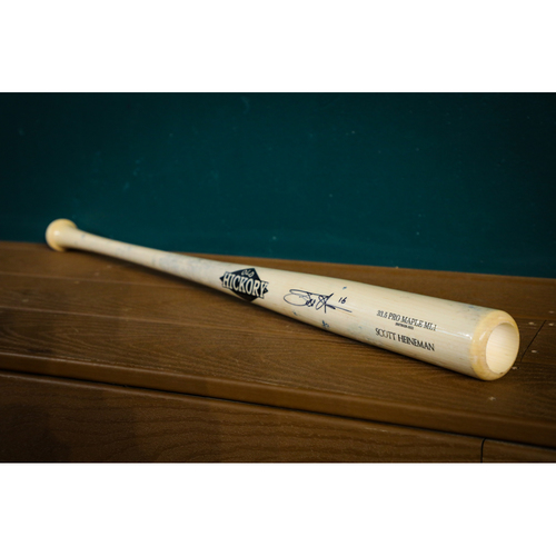 Scott Heineman Autographed Bat (Used) - NOT MLB AUTHENTICATED - Certificate of Authenticity Included