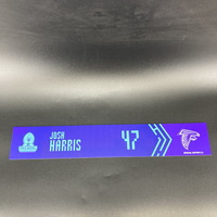 NFL - Falcons Josh Harris Special Edition 2022 Pro Bowl Nameplate 3 of 3