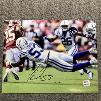 Colts -  Darius Shaq Leonard Signed 8x10 Photo