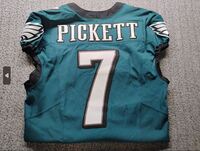 Red Cross - Eagles Kenny Pickett Game Worn Jersey 1.19.25 Divisional Pla...