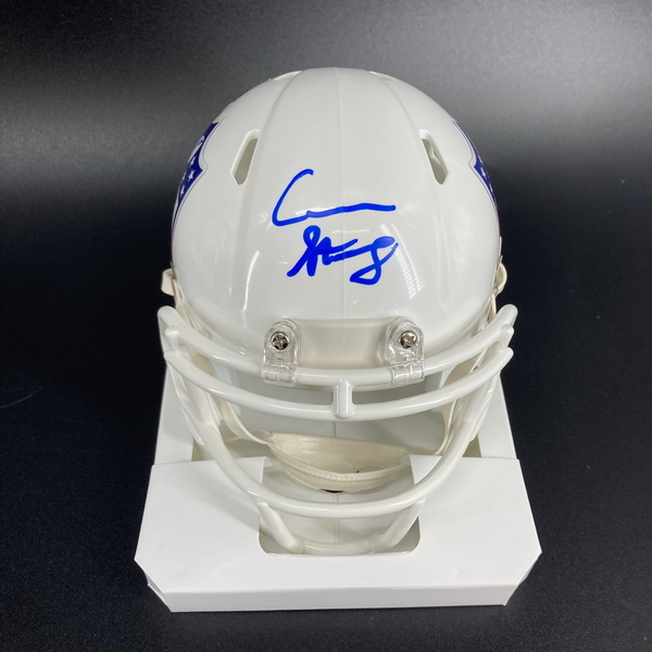 NFL - Eagles Carson Strong Signed NFL Shield Mini Helmet