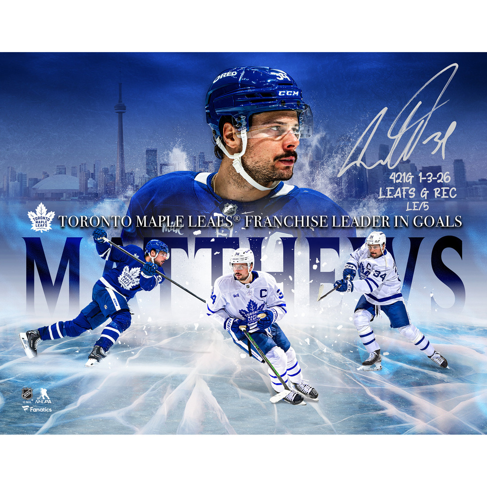 Auston Matthews Autographed 11