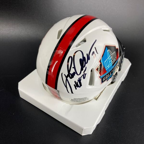 HOF - Eagles Eric Allen Signed HOF Mini Helmet
