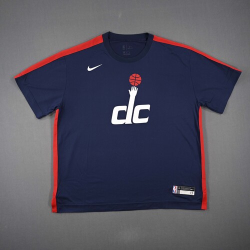Image of Bryant, Thomas <br>City Edition Short-Sleeved Shooting Shirt - Game-Issued (GI)<br>Washington Wizards<br>2020-21<br>#13