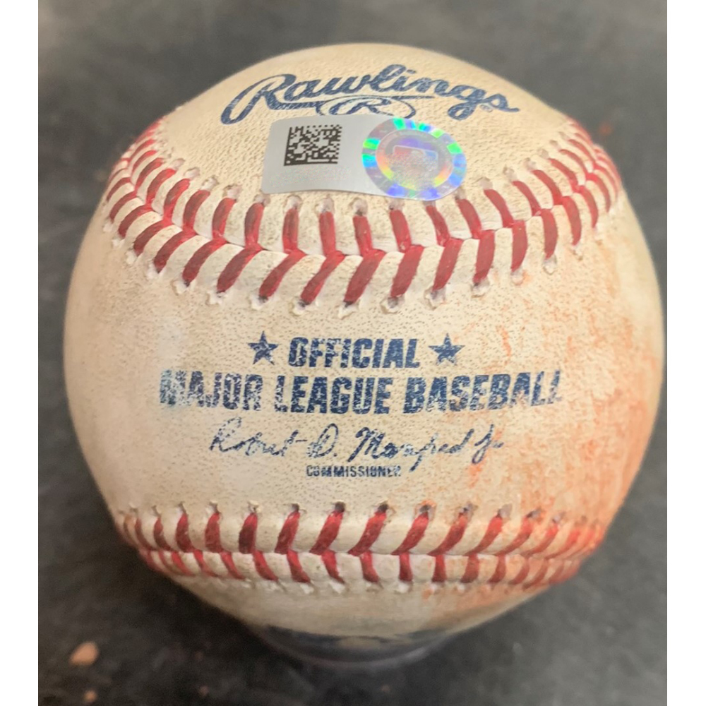 Michael Harris Game Used Ball Atlanta Braves at Boston Red Sox August 9