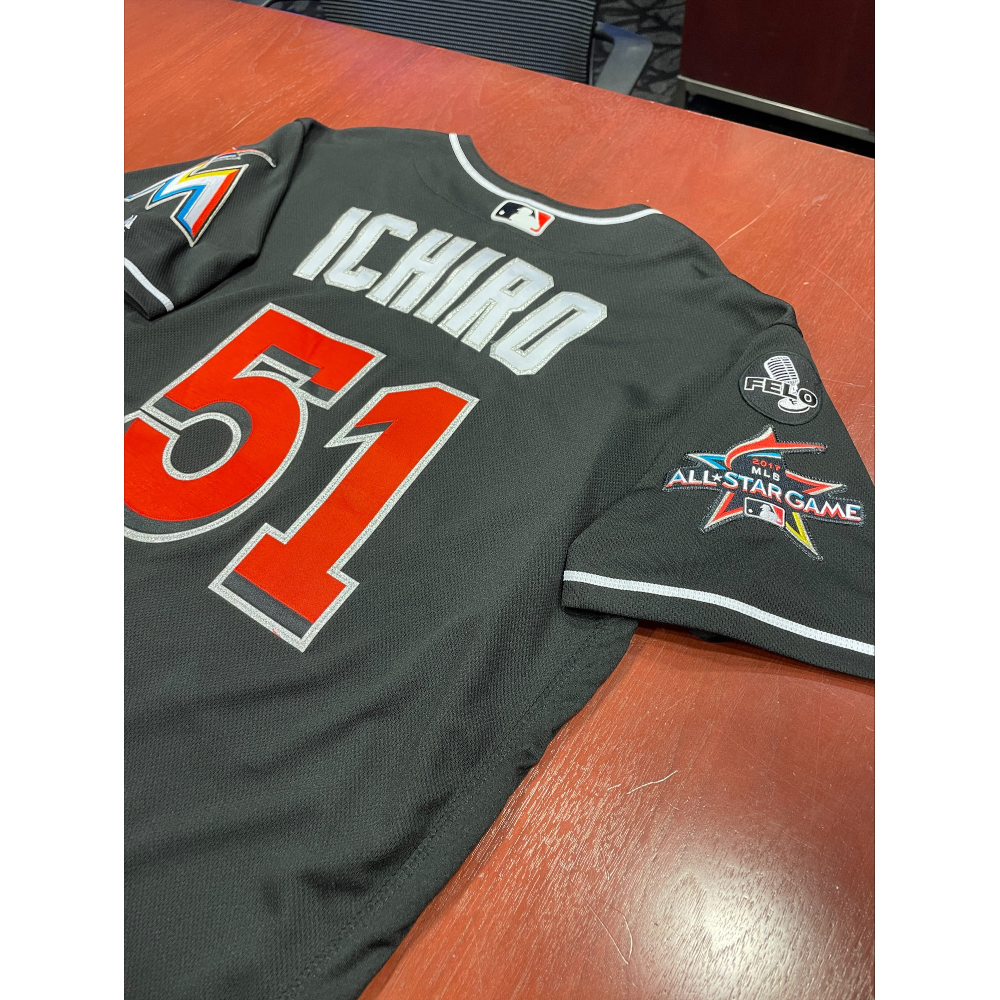 2024 Miami Marlins Auction: Ichiro Suzuki Game-Used Black