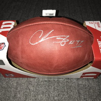 NFL  - Bills Chase Claypool Signed Authentic Football