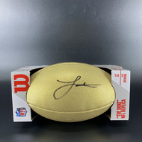 NFL - Colts Laitu Latu Signed Gold Composite Football