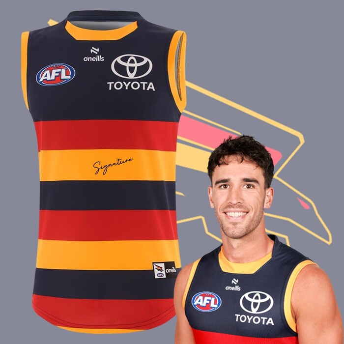 Lachlan Murphy #4 2025 Adelaide Crows Home Player-Issue Guernsey