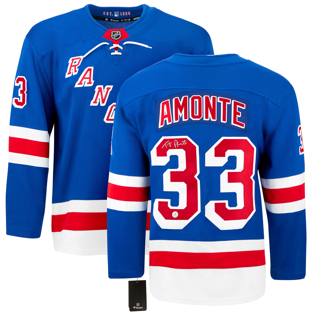 Tony Amonte Signed New York Rangers Fanatics Breakaway Jersey