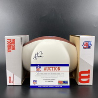 NFL - Steelers George Pickens signed white panel football