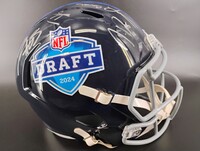 NFL - Multi Signed NFL Draft Replica Speed Helmet Signed By Caleb Willia...