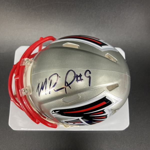 NFL - Falcons Michael Penix Jr. Signed Flash Mini Helmet