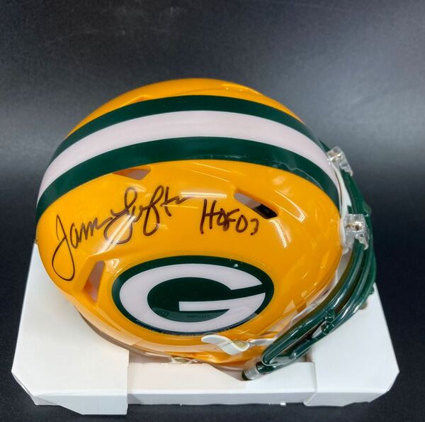 HOF - Packers James Lofton Signed Mini Helmet