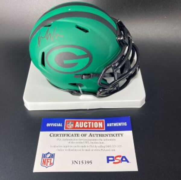NFL - Packers Savion Williams Signed Rave Mini Helmet