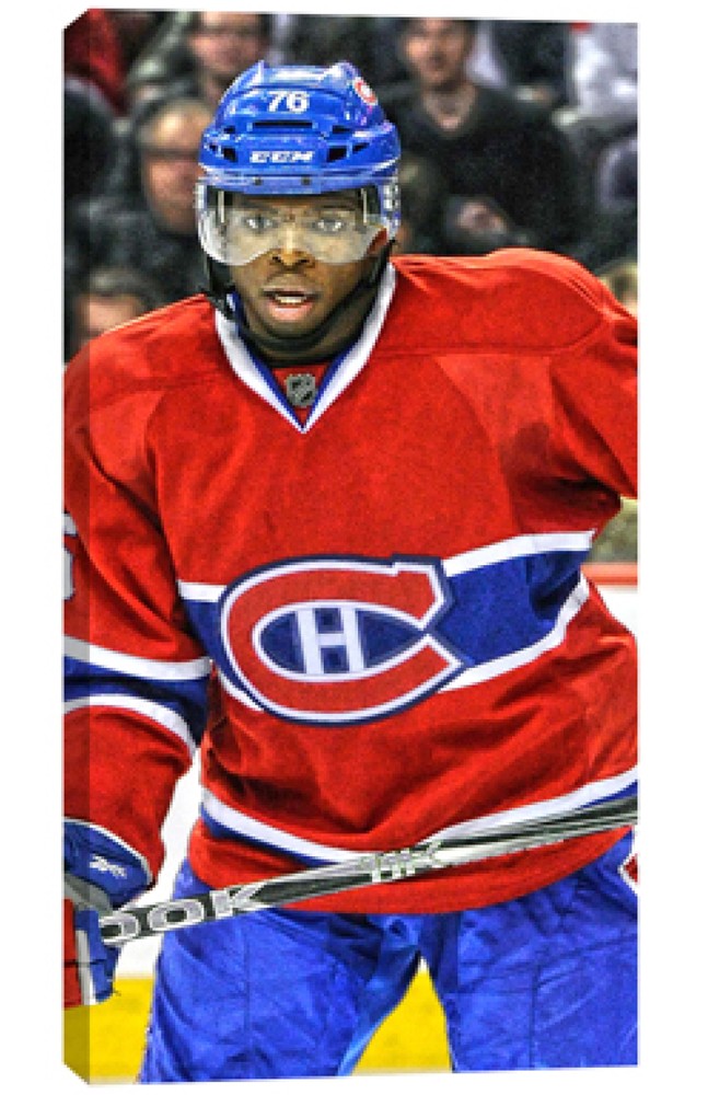 Subban,PK Unsigned 7x15 Canvas Canadiens