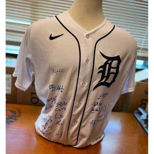 2022 Detroit Tigers TeamSigned Jersey Detroit Tigers Auctions