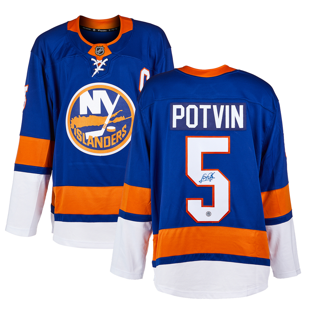 Denis Potvin Autographed New York Islanders Fanatics Breakaway Jersey