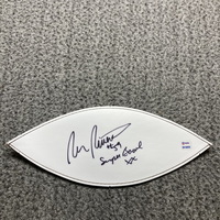 Legends - Panthers Ron Rivera Signed Panel With Super Bowl XX Inscription