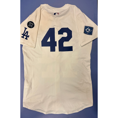 2025 42 Jackie Robinson Day Game-Worn Jack Dreyer Jersey