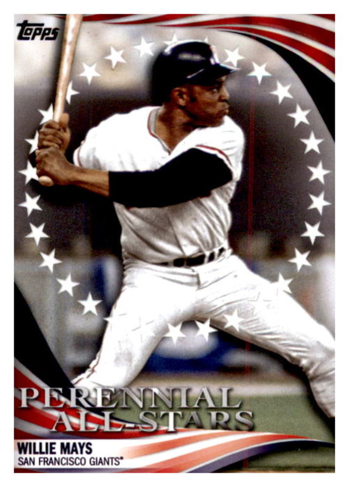 2019 Topps Update Perennial All Stars #PAS9 Willie Mays