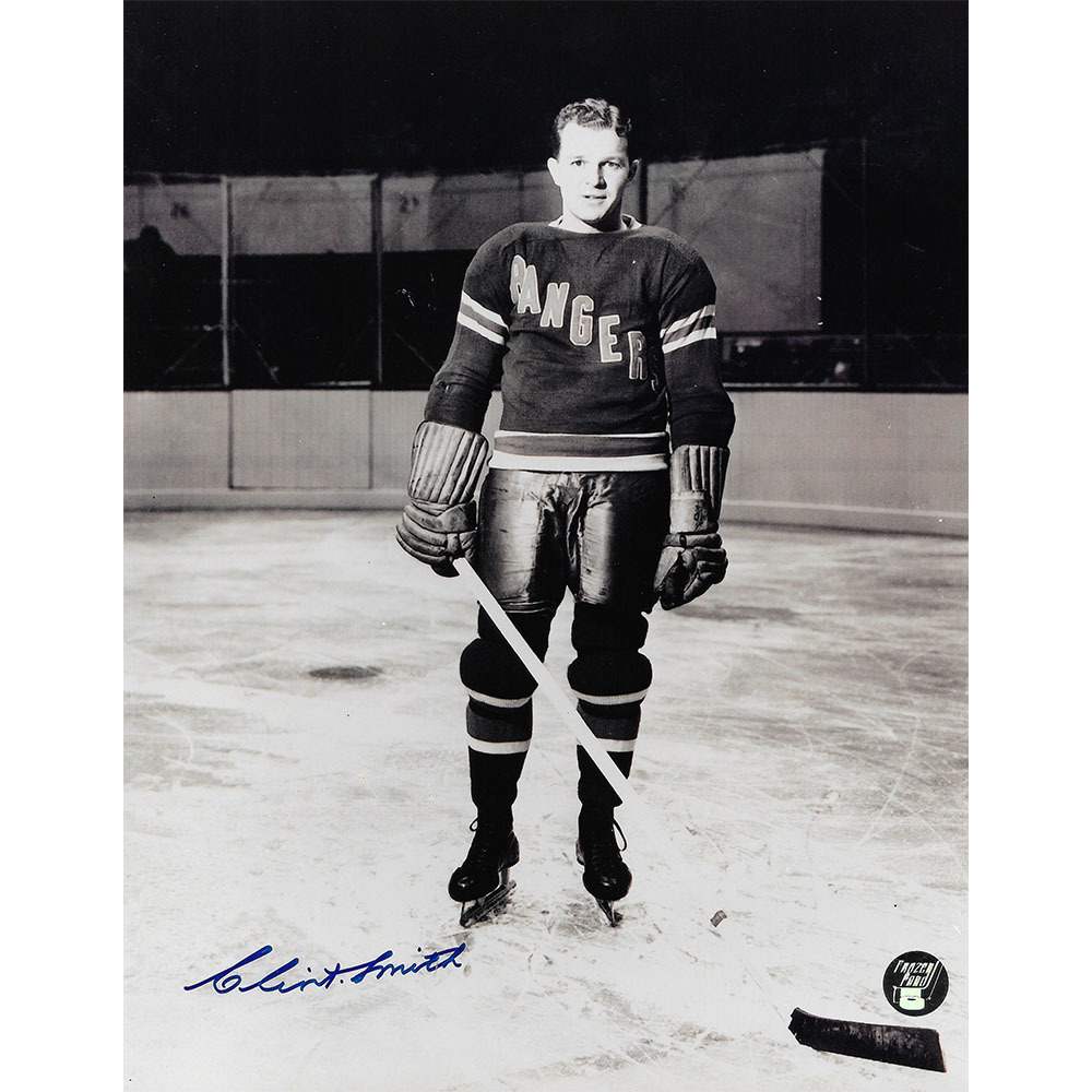 Clint Smith Autographed New York Rangers 8X10 Photo