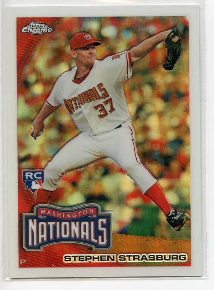 2010 Topps Chrome Refractors #212 Stephen Strasburg
