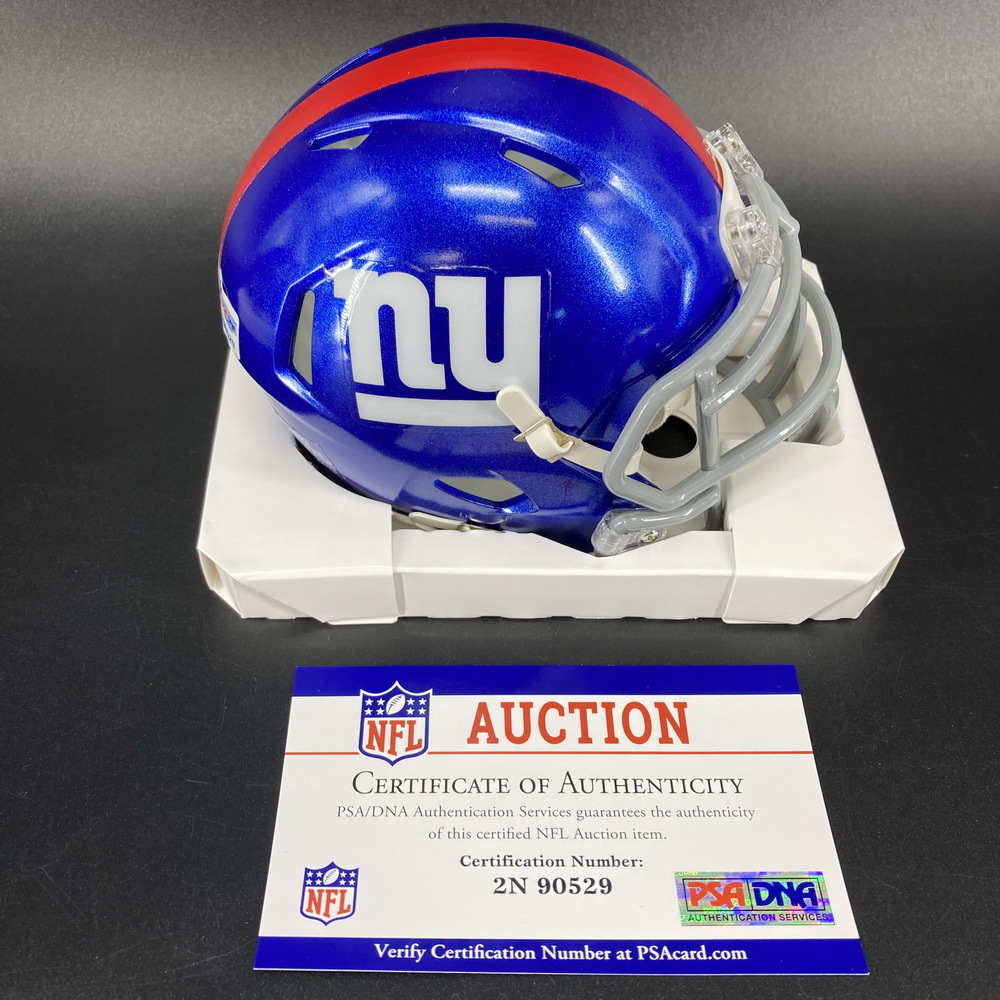 NFL Giants Olivier Vernon Signed Mini Helmet The official auction