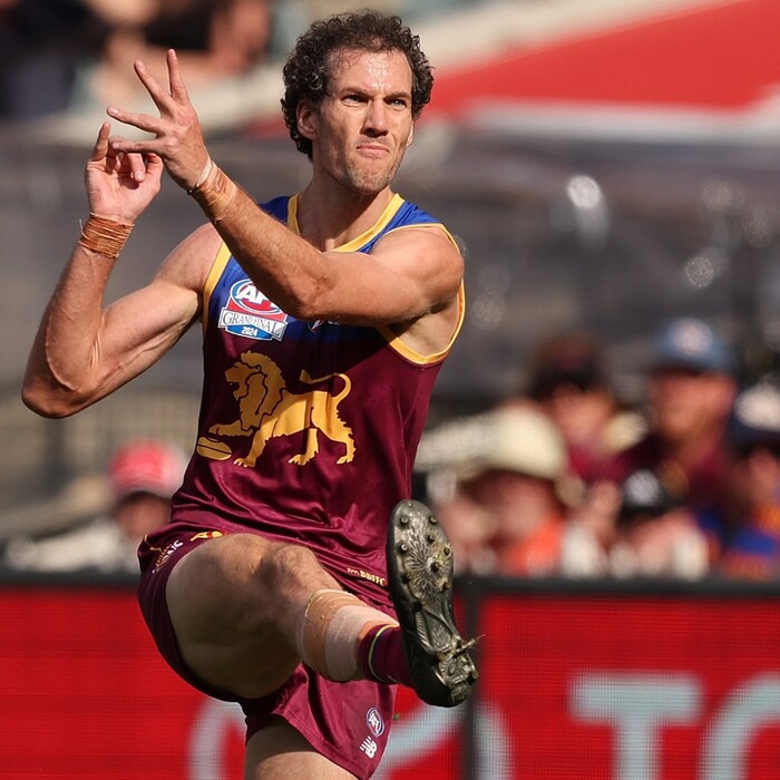 Darcy Fort #32 Brisbane Lions 2024 AFL Premiers Match-Worn Signed Grand Final Guernsey  