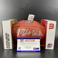 NFL - Titans Malik Willis signed authentic football