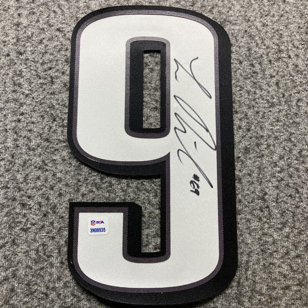 NFL - Eagles Landon Dickerson Signed Jersey Number