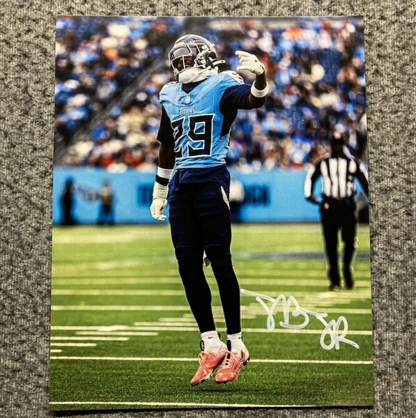 Titans Jarvis Brownlee Jr. Signed 8x10 Photo (Not Authenticated)