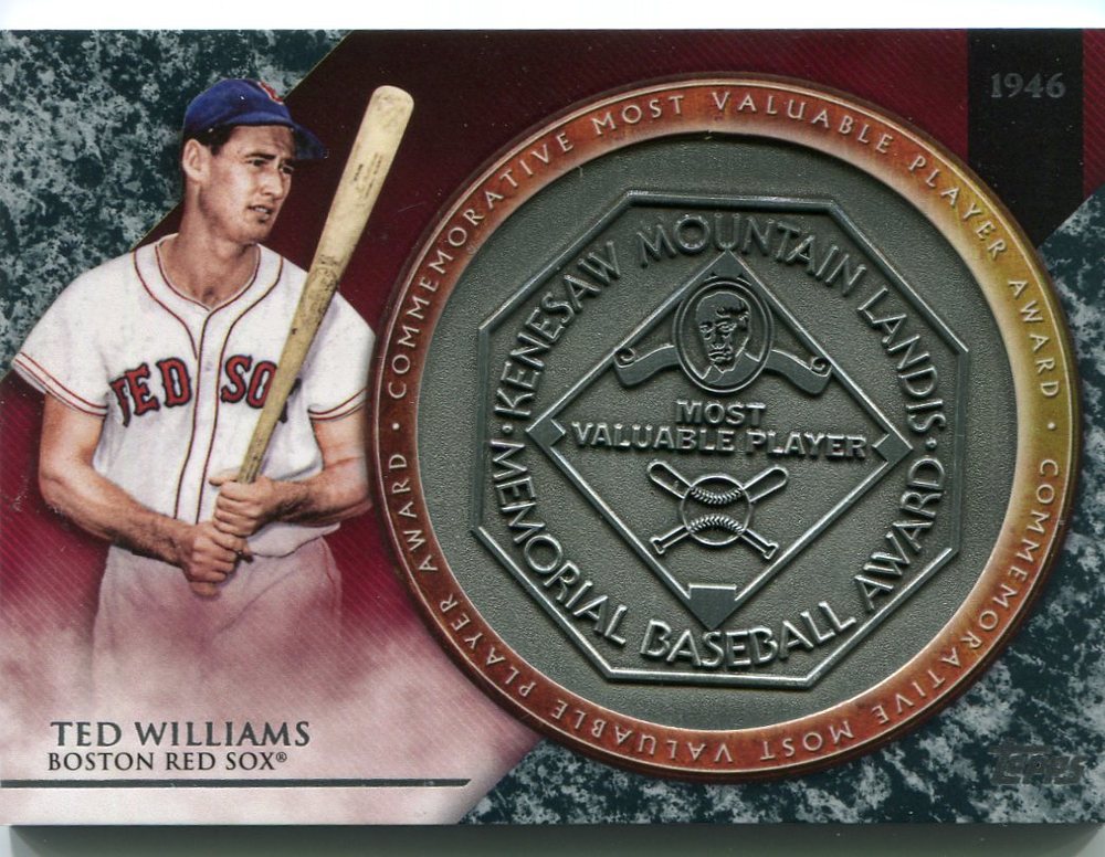 2017 Topps Update MVP Award Relics #MVPRTWL Ted Williams