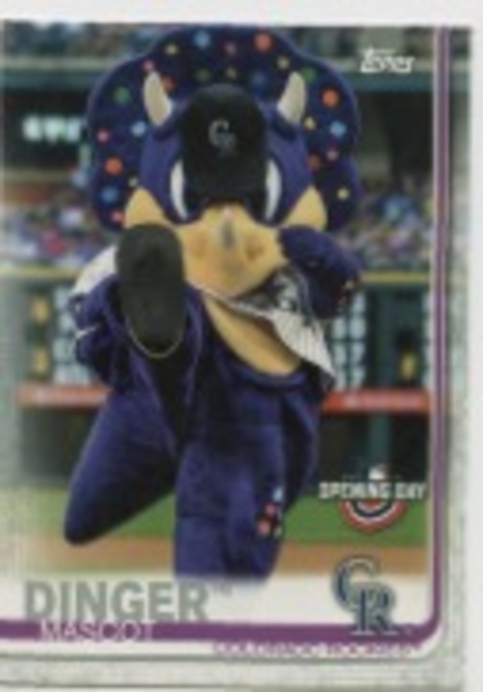 2019 Topps Opening Day Mascots #M17 Dinger